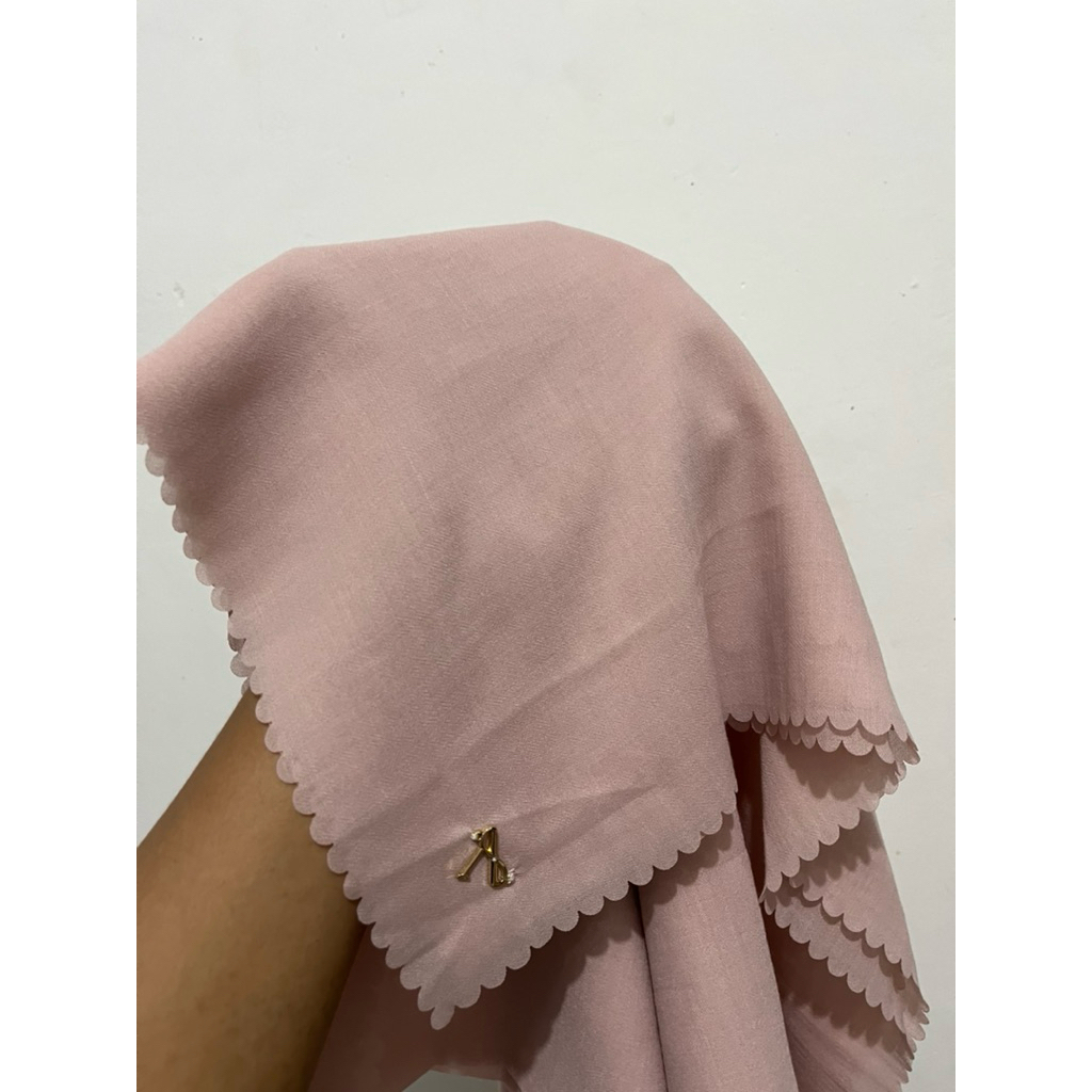 PRELOVED JILBAB POLOS AUTHENTISM WARNA SOFT PINK