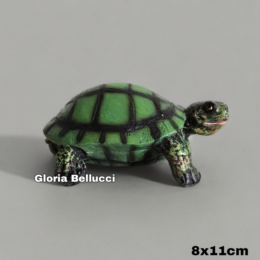 patung pajangan kura2 brazil kura kura brasil kecil turtle dekorasi rumah