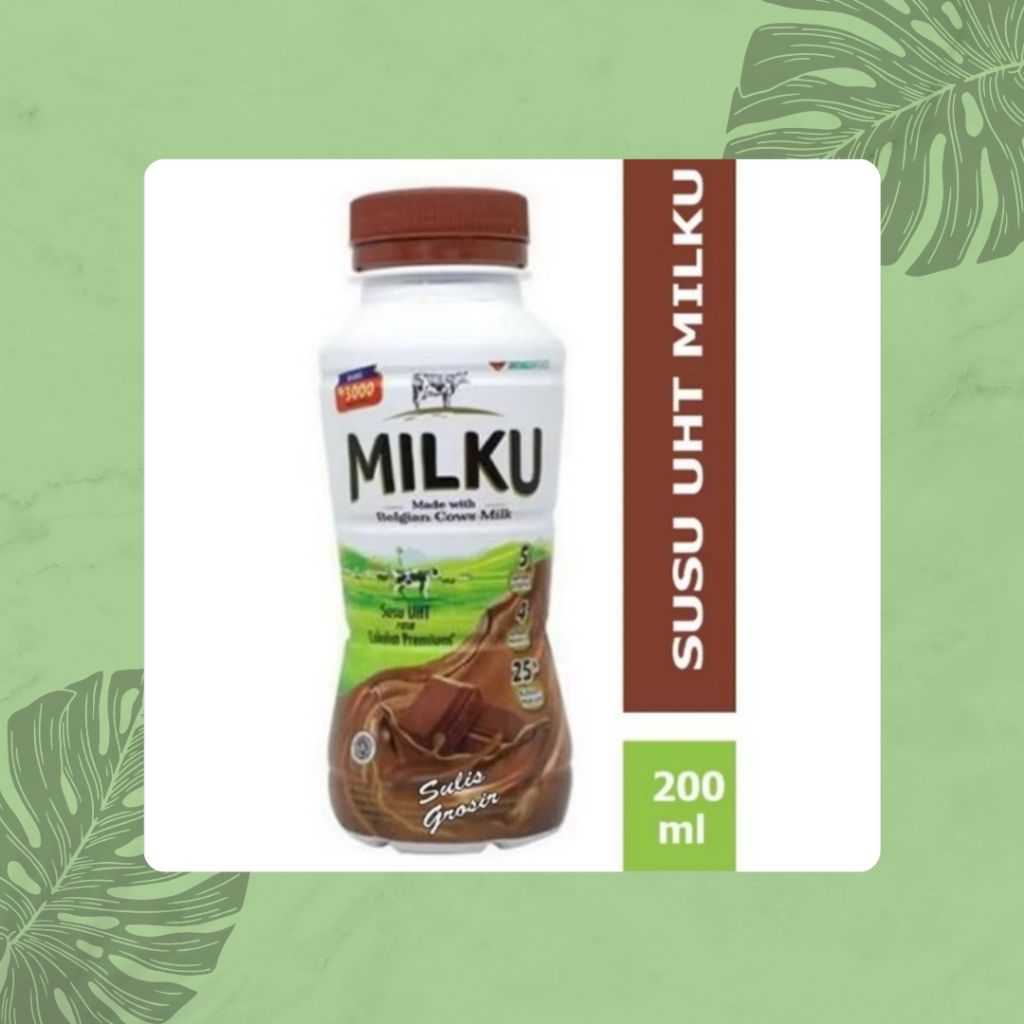 

Milku Susu UHT Coklat Premium Kemasan Botol [200 ml]