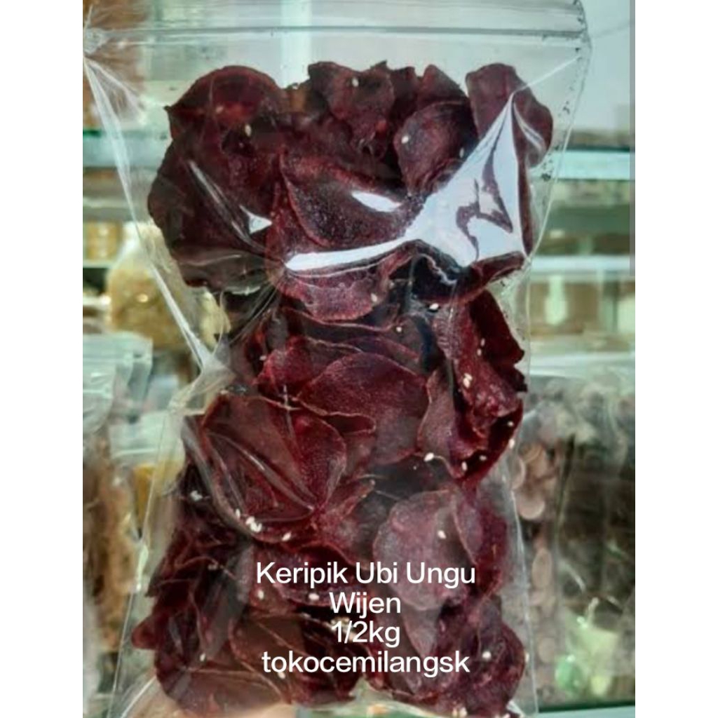 

Keripik Ubi Ungu Wijen 500gr/Keripik Ubi Ungu Wijen Gurih Renyah Murah/Cemilan Terlaris 2025