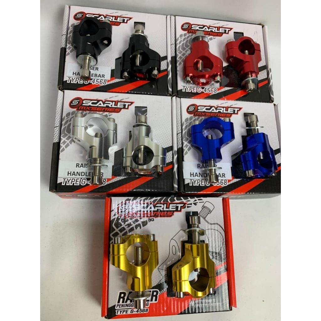 raiser stang fatbar baut 1 scarlet racing klx 150 crf 150 wr 155 trail