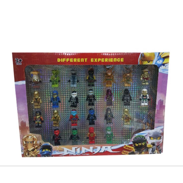 COD Mainan Anak Figur Ninda dan Avengers Brick ninjago isi 12pcs dengan Aksesoris Pedang Roblox Dan 