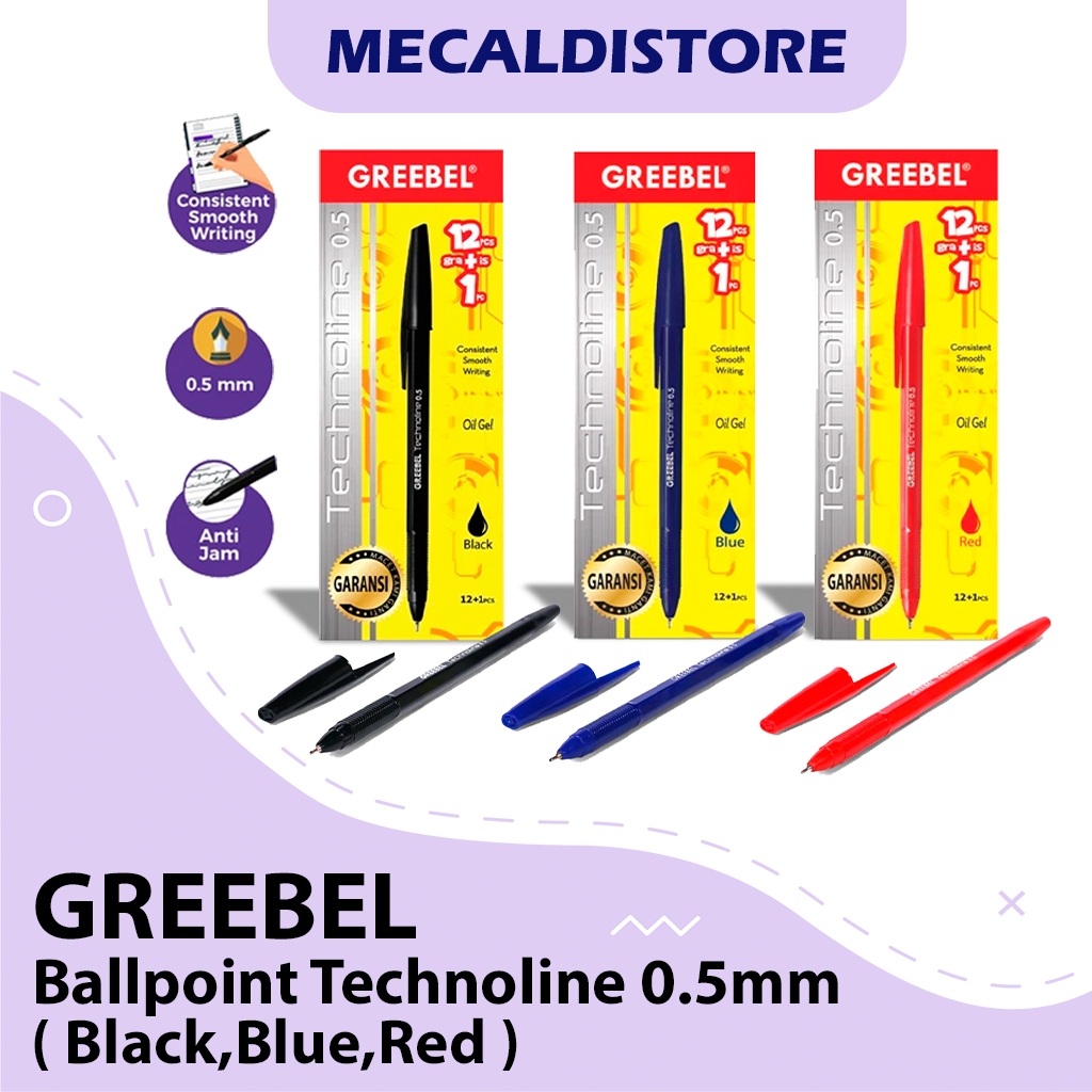 

PULPEN TECHNOLINE GREEBEL 0,5mm PERPACK (12+1PCS)