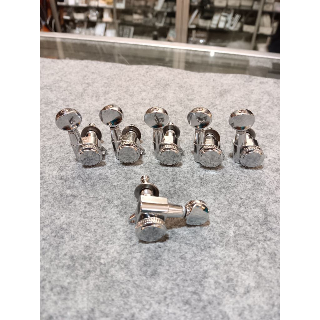 Dryer Gitar Akustik dan Elektrik Ms Locking Set Crome R6