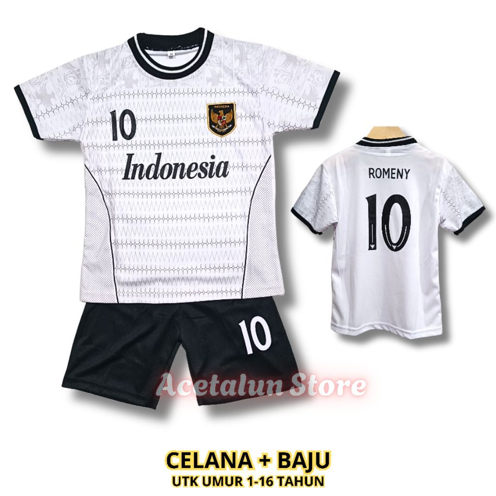 SETELAN BAJU BOLA ANAK/JERSEY BOLA ANAK UMUR 1-15 TAHUN/JERSEY FUTSAL