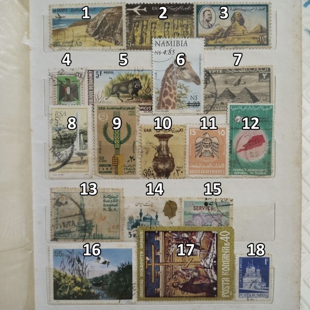 

Perangko Lama Afrika, Perangko Luar Negeri Kuno Vintage Terawat