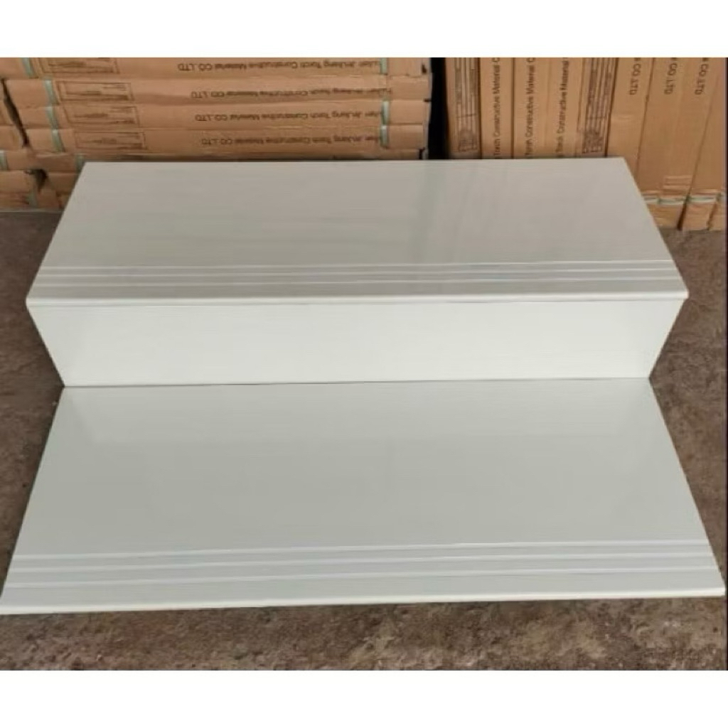 GRANIT TANGGA 30x80 25x80 20x80 IKAD CREAM POLOS