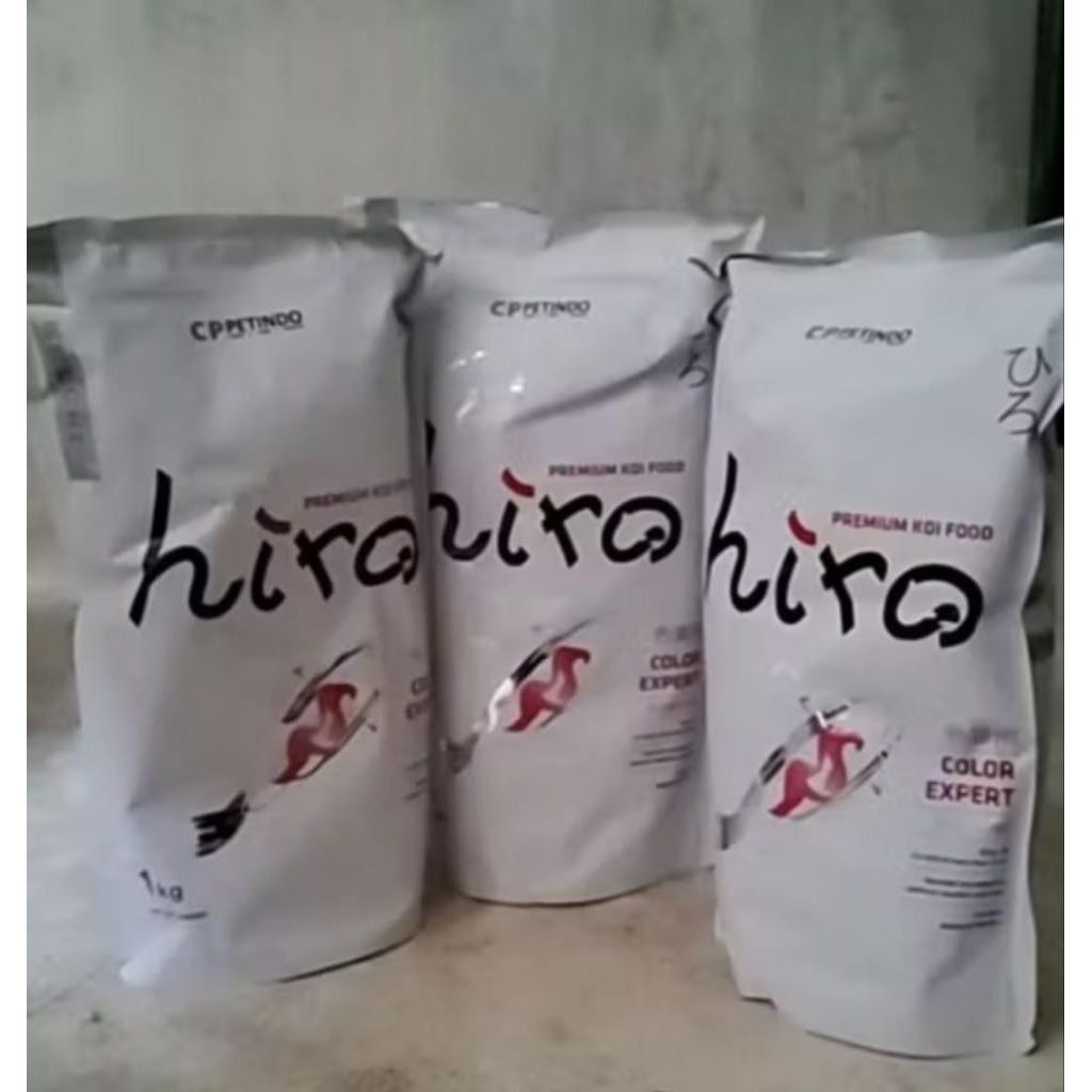 pakan ikan koi Hiro koi food colour