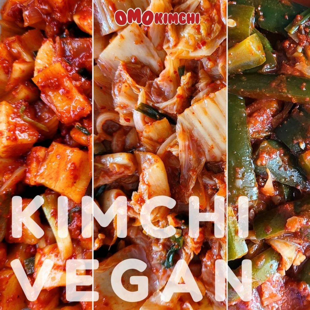 

1kg Kimchi Vegan sawi lobak timun jepang korean food omokimchi medan