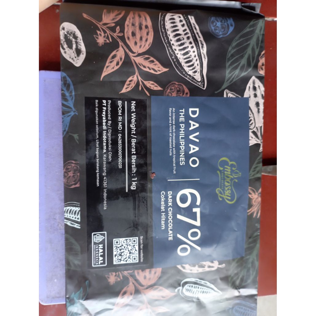 

embassychocolate 67%darkchocolate 1kg
