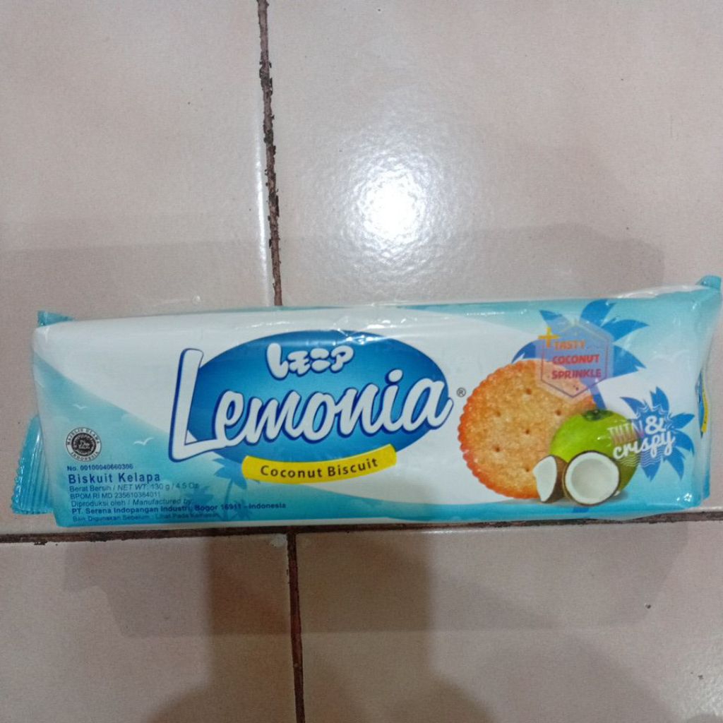 

Lemonia Rasa Coconut Biscuit 130gr 1 Bungkus