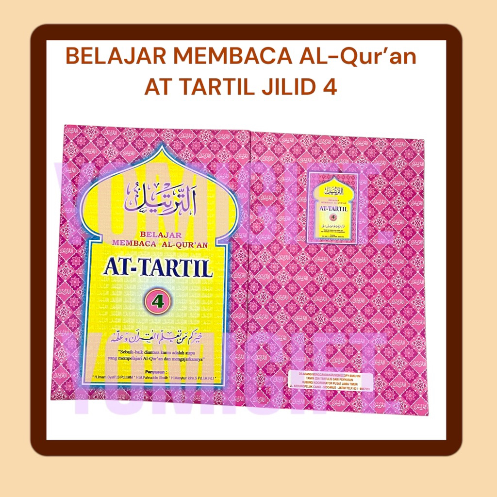 AT-TARTIL JILID 4  / Buku Belajar Membaca Alqur’an AT-TARTIL