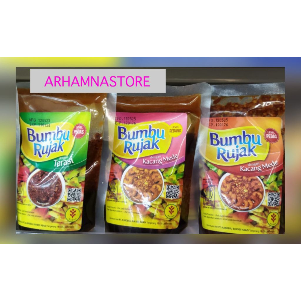 

Bumbu Rujak Haesa 300g Pouch Kacang Mede atau Terasi