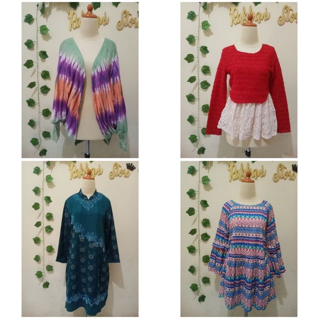 BAJU ATASAN WANITA/BLUS/KEMEJA/TUNIK/KAOS/RAJUT