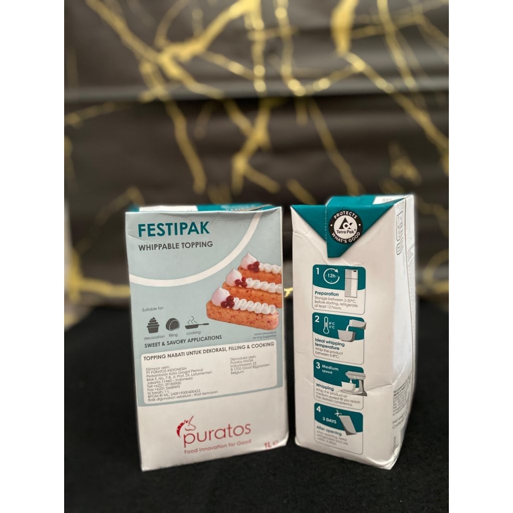 

Whippy cream Festipak 1L (non dairy)