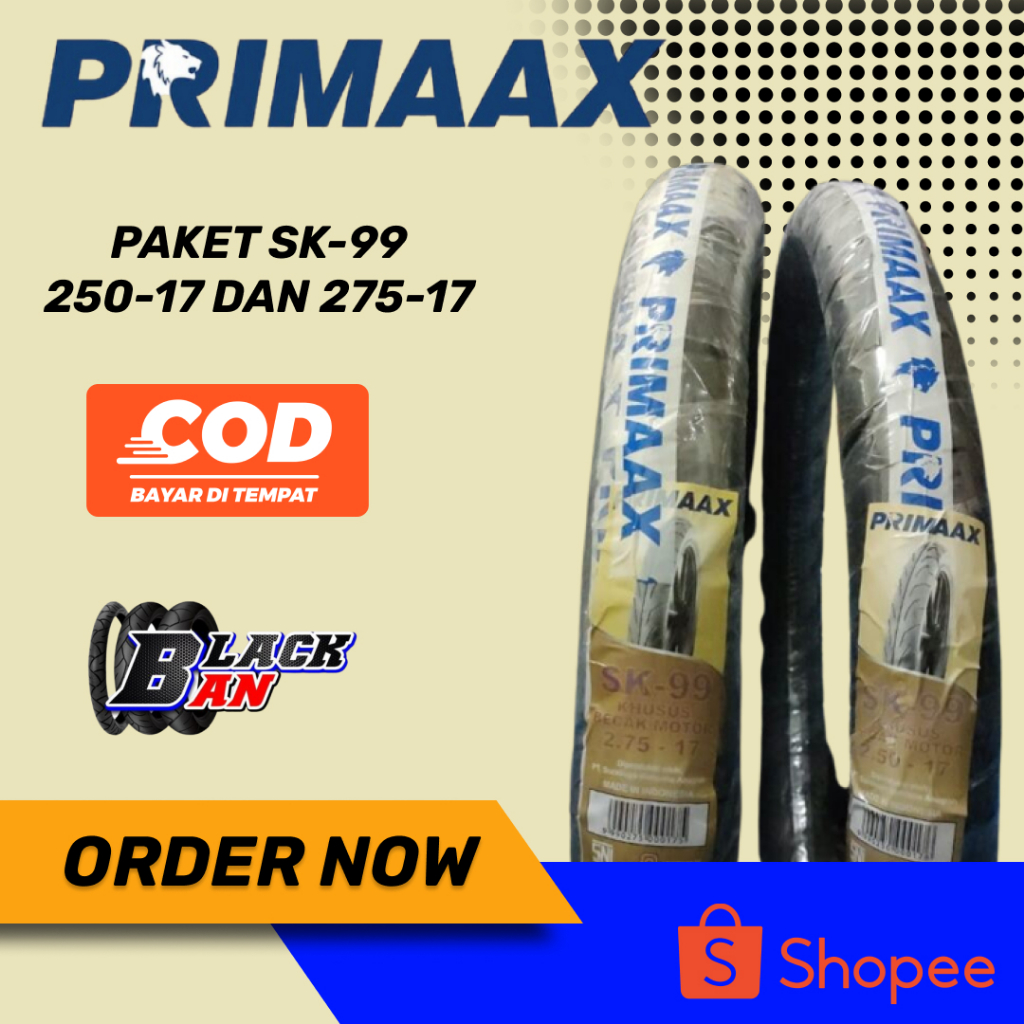 BAN PRIMAXX SK-99 UKURAN 250-17 DAN 275-17