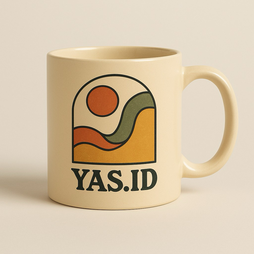 Jual mug custom aesthetic/mug keramik/mug kayu kekinian