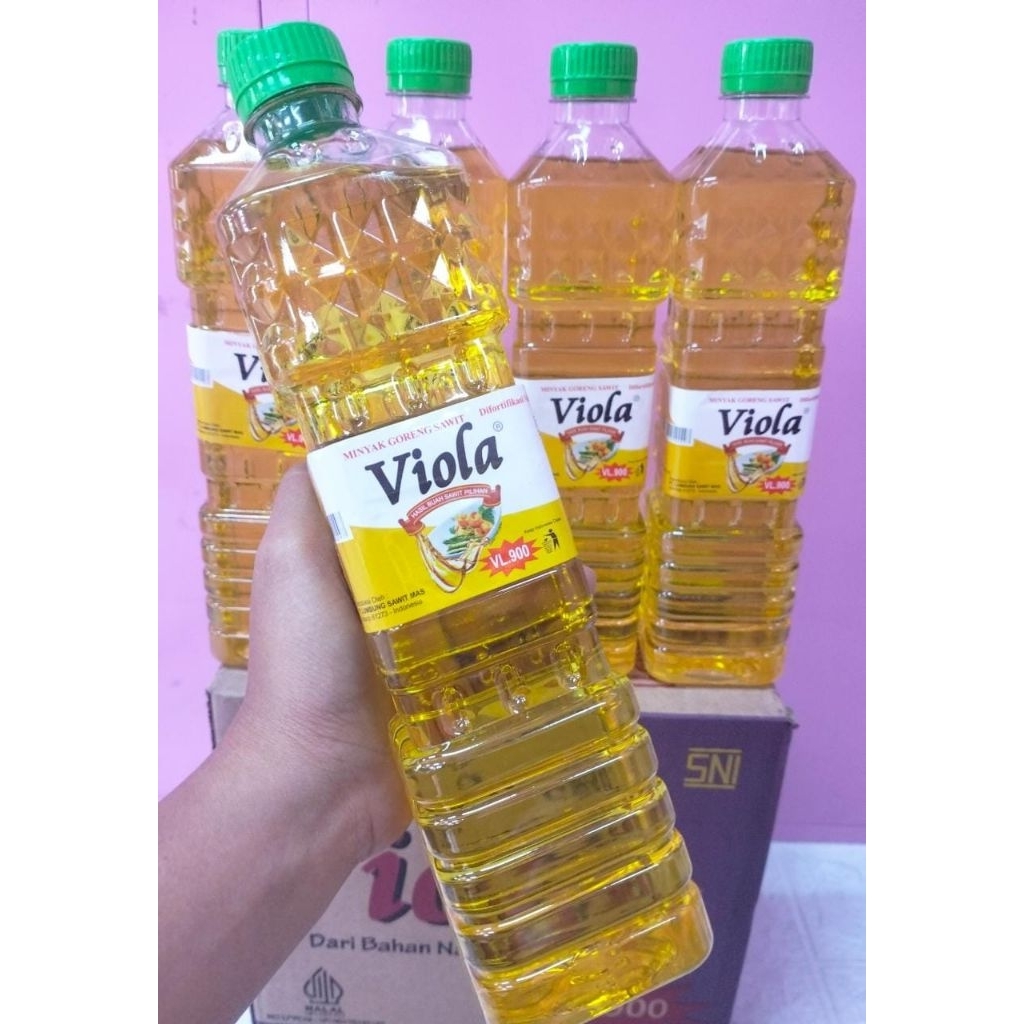 

minyak goreng viola kemasan botol 900mlr