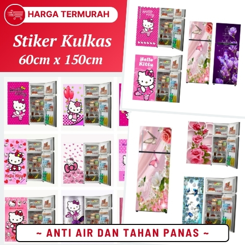 Stiker Kulkas 2 Pintu Universal Wallpaper Kulkas 2 Pintu Segala Merk Stiker Lemari Es 2 Pintu Univer