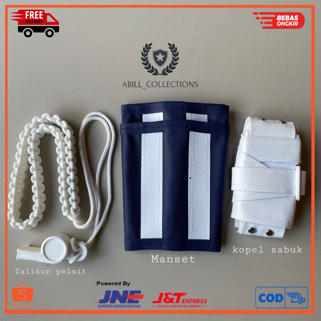 (TERMURAH) KOPEL MANSET TALIKUR PELUIT / ATRIBUT POLISI ANAK TK PAUD