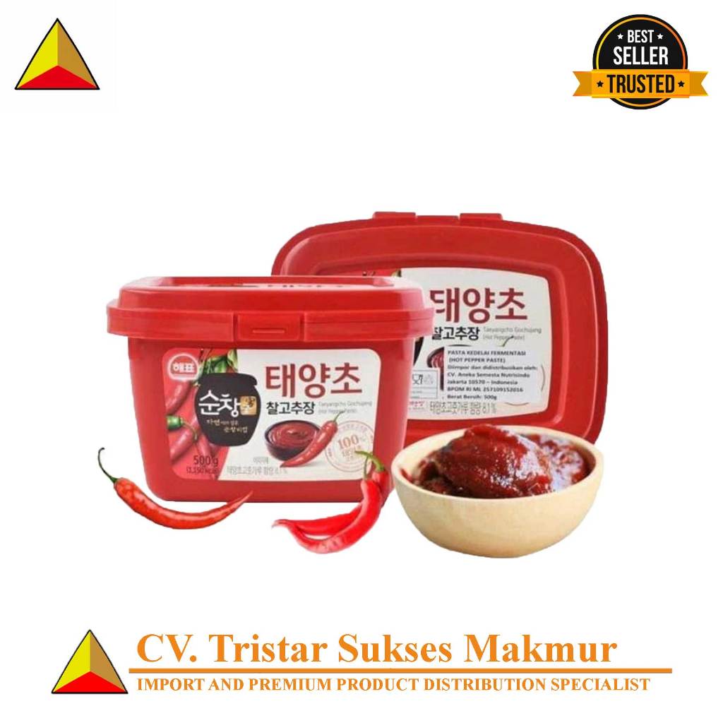 

SAJO GOCHUJANG, KOREAN HOT PEPPER PASTE 500gr / PASTA CABE GOCHUJANG KOREA - SAMBAL KOREA