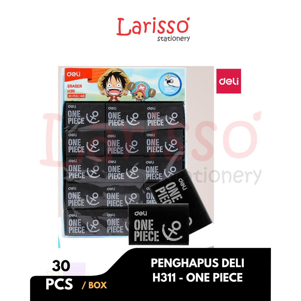 

DELI - (pcs) ERASER / PENGHAPUS DELI H311 - ONE PIECE - pcs