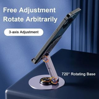 Holder Hp Bahan Metal Aluminium 360 Derajat Stand Hp Folding Dudukan Hp D66