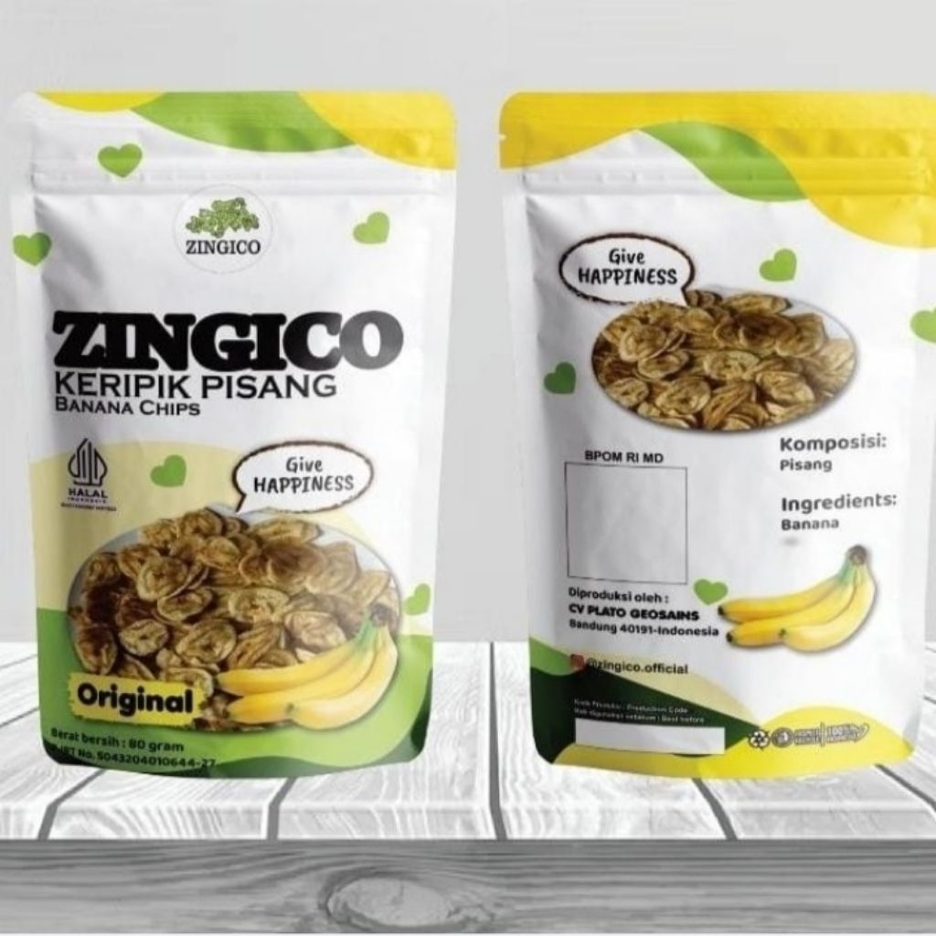 

Keripik Pisang ZINGICO Original tanpa gula dan garam cocok untuk cemilan saat diet