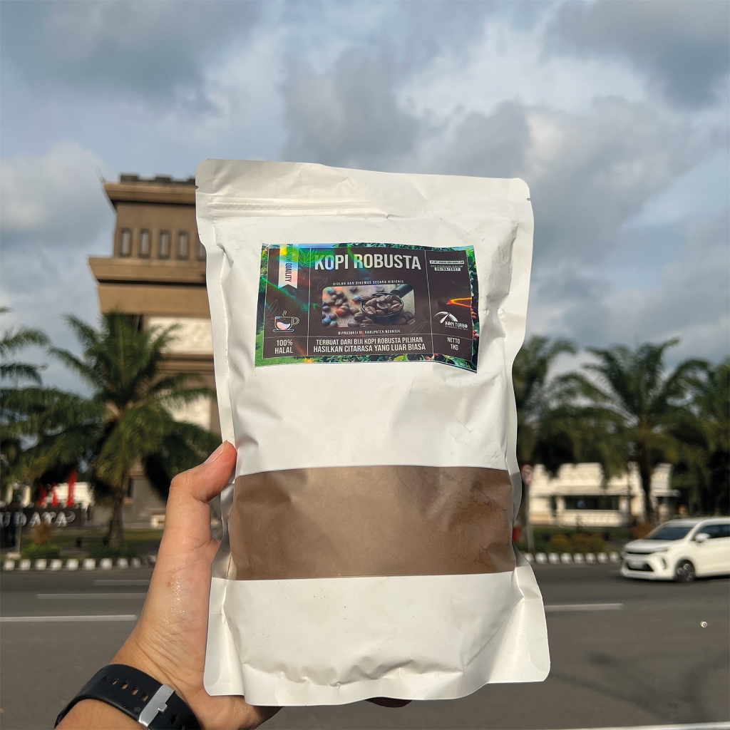 

Bubuk Kopi Robusta Premium 1 KG Fresh Roasted spesial KOPI_TURBO