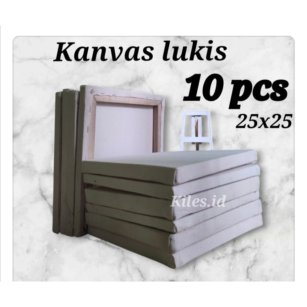 

kanvas lukis 10pcs 25x25