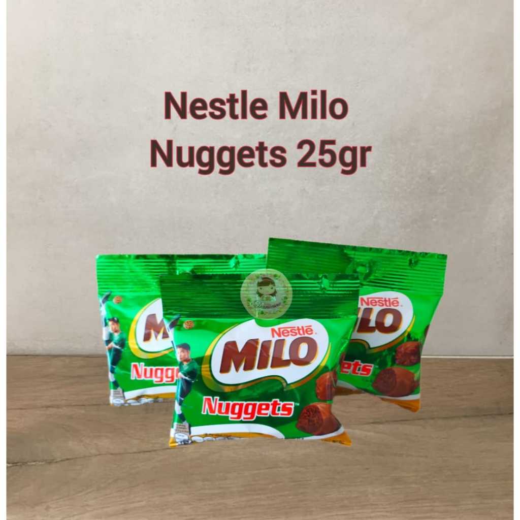 

Milo nuggets 25gr Nestle milo dilapisi coklat ( ds bgr )