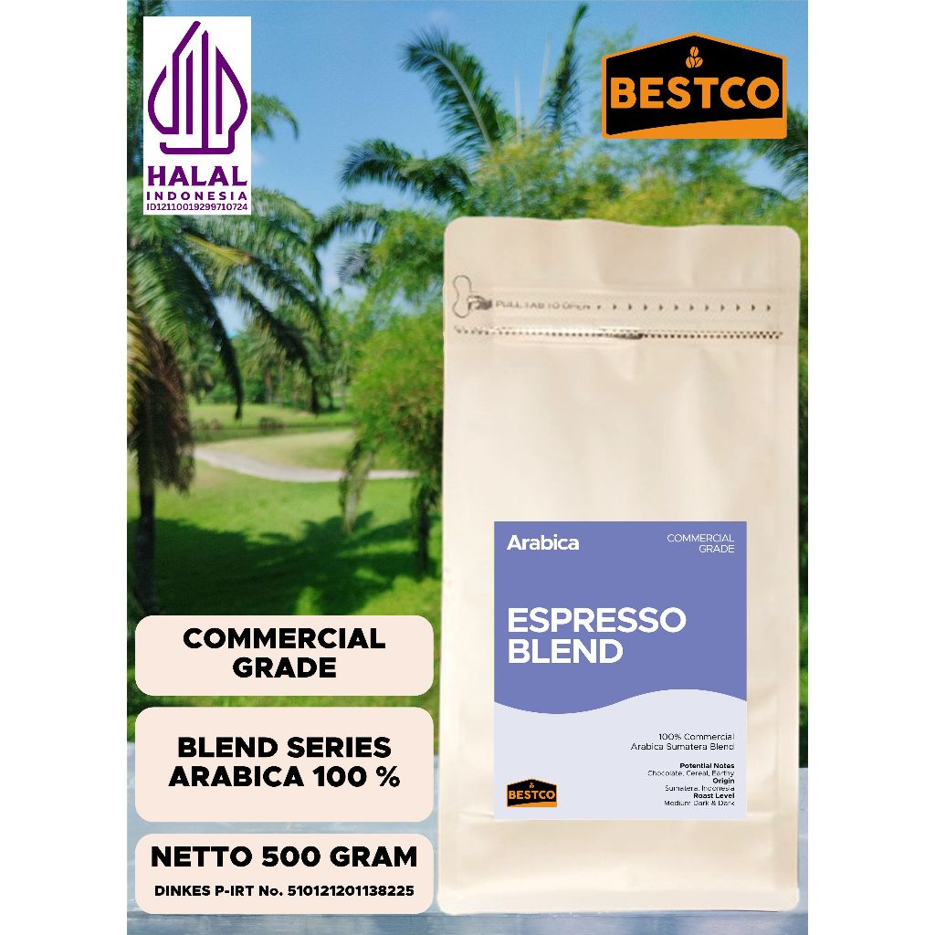 

Kopi Bestco 100% Arabica Espresso Blend 500 gr
