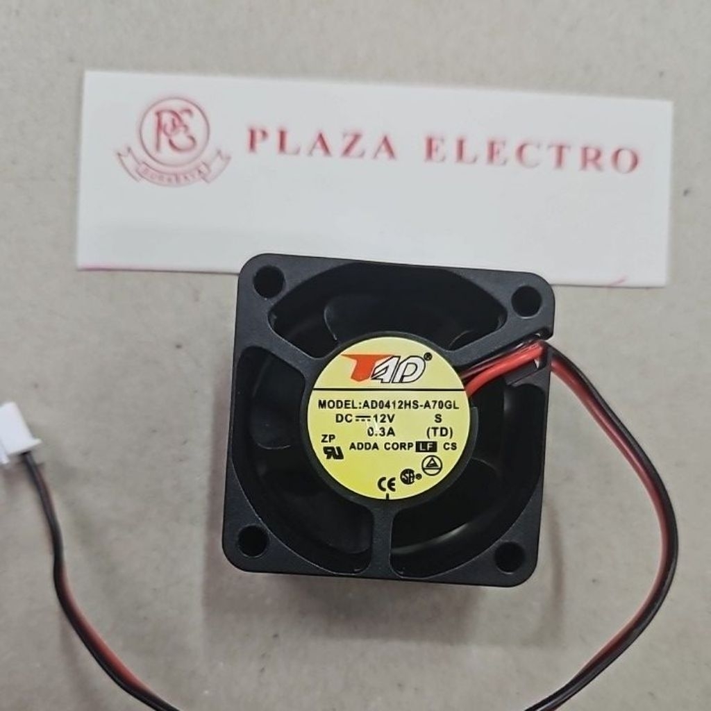 KIPAS FAN DC 12V 4cm 4x4 TEBAL 12 V TAD KIPAS PENDINGIN KUALITAS BAIK