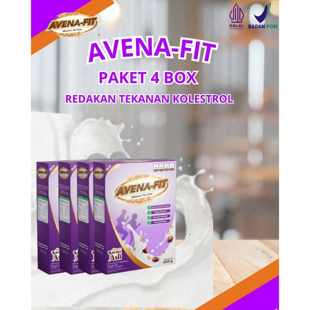 

AVENAFIT SUSU OAT SEREAL PAKET 4 BOX REDAKAN TEKANAN KOLESTROL
