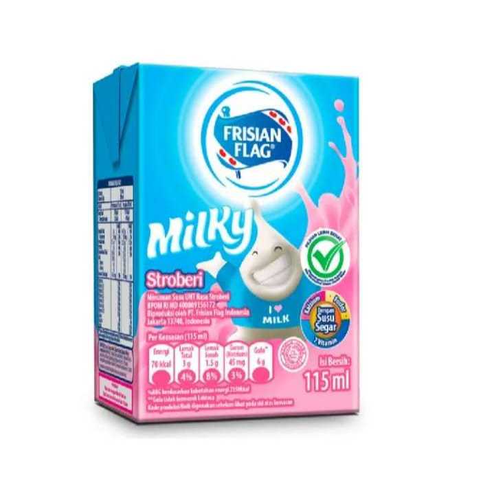 

Frisian Flag susu kotak rasa strowbery