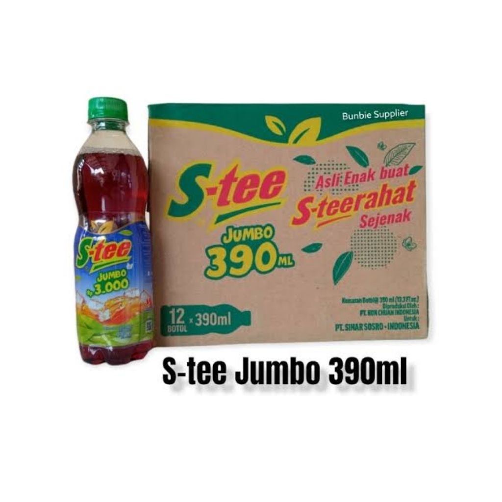 

S- Tee Botol Pet 390 ml isi 12 pcs