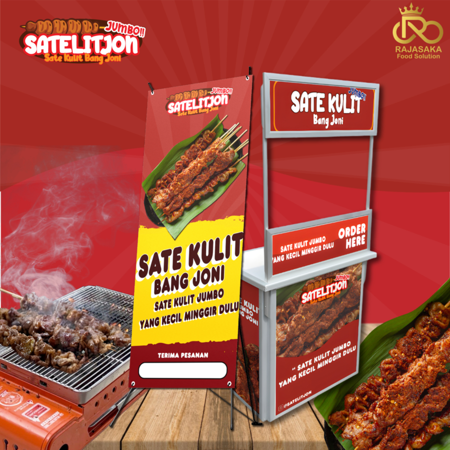 

PAKET KEMITRAAN SIAP JUALAN “SATELITJON (SATE KULIT BANG JONI)”