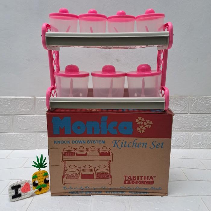 Kitchen Set Tempat Penyimpanan Bumbu Tabitha/Wadah Bumbu Plastik Tabitha