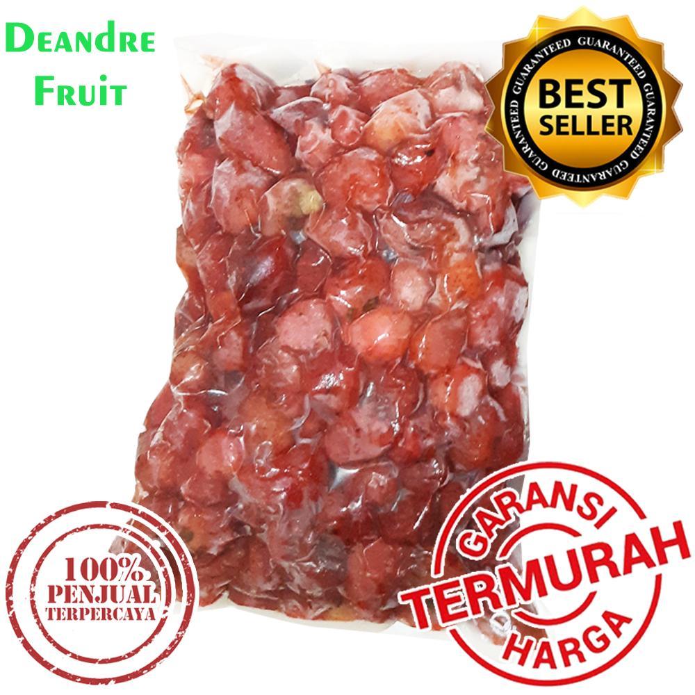 

PROMO MURAH 1kg Buah Strawberry Frozen Stroberi Beku import quality