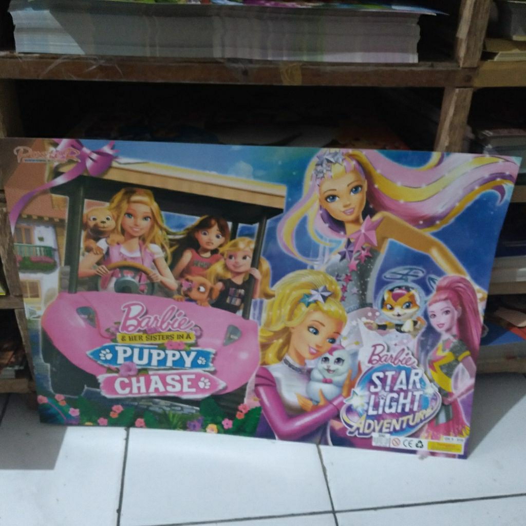 Poster barbie starlight adventure ukuran 35x50 cm