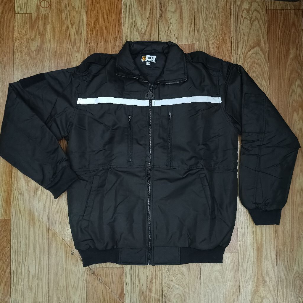 Jaket Hitam Polisi Jatah Polri / Jaket Hitam Jatah Polri / Jaket Hitam Polisi