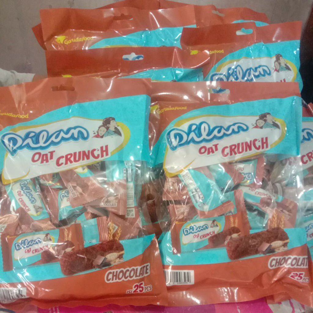 

DILAN OAT CRUNCH rasa cokelat 1 bag isi 25 pcs
