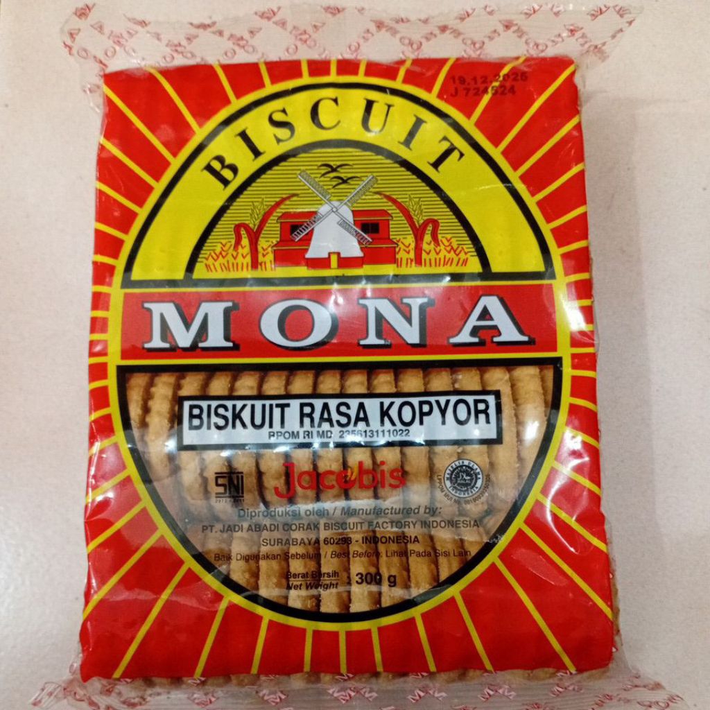 

Biscuit Mona 300gr 1 Bungkus