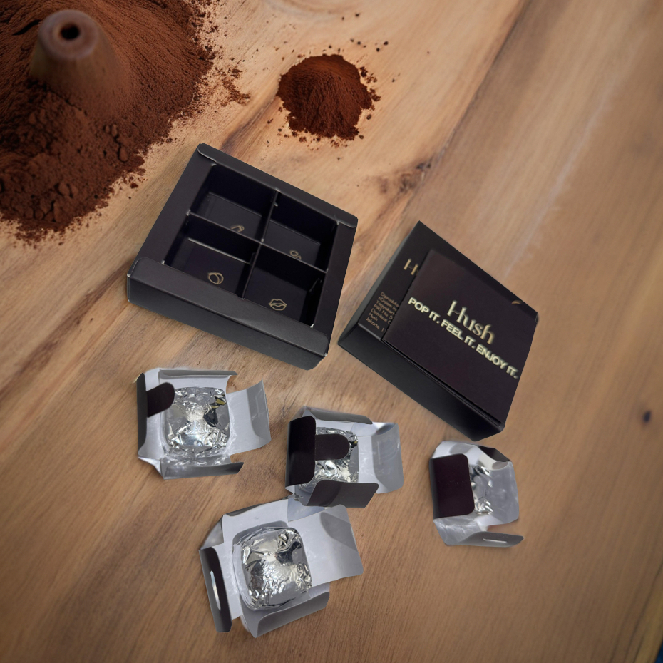 

PROMO Hush chocolate Dark Chocolate for couple 32 gram
