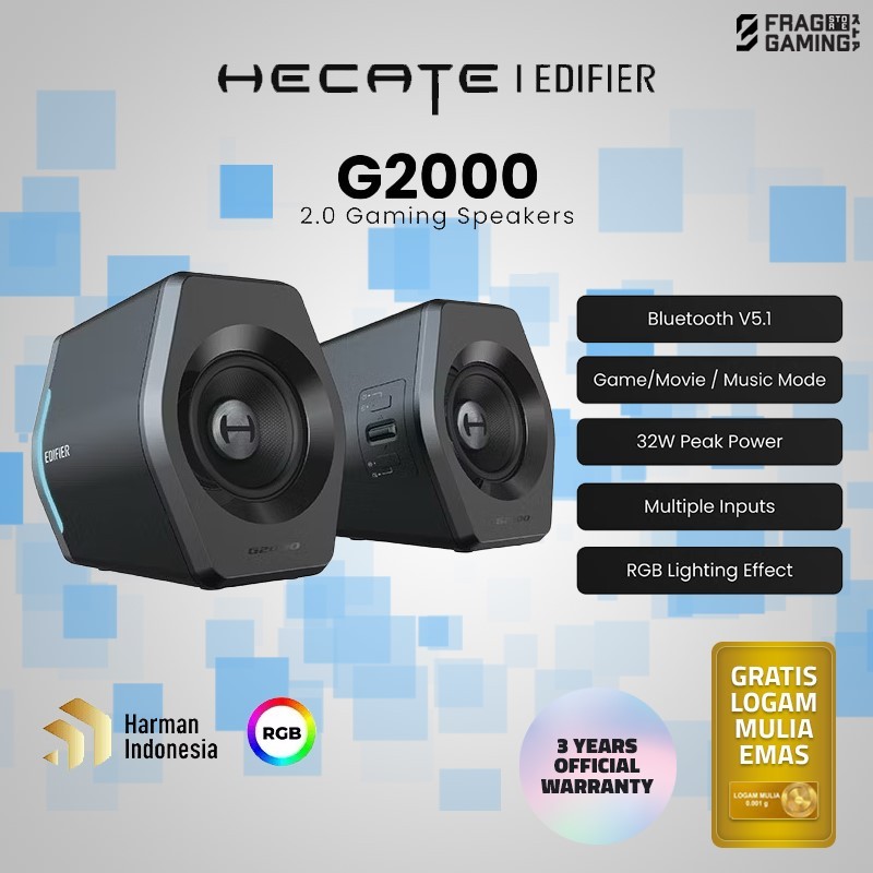 EDIFIER HECATE EDIFIER G2000 2.0 Gaming speaker