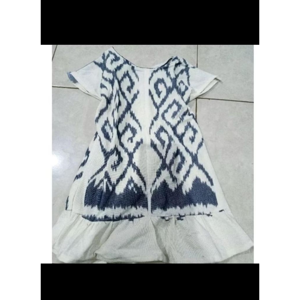 dress tenun merlin tenun anak gaun anak baju anak