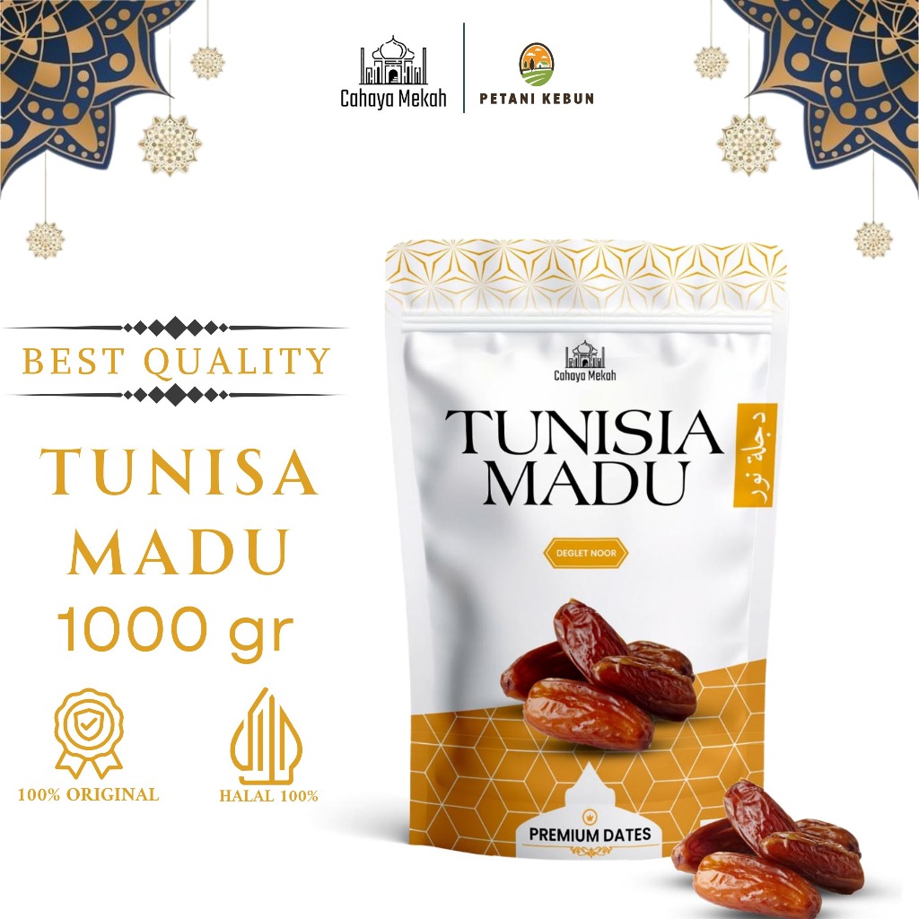 

Cahaya Mekah Kurma Tunisia Pouch 1kg