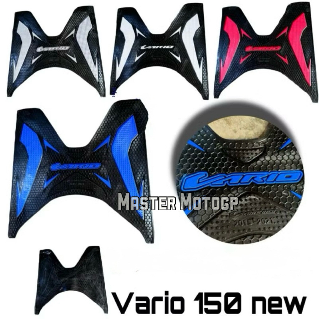 Karpet Motor / Keset Vario 150 New GARIS bR Tatakan Kaki Motor Vario 125/150 New Tahun 2018-2022 KES