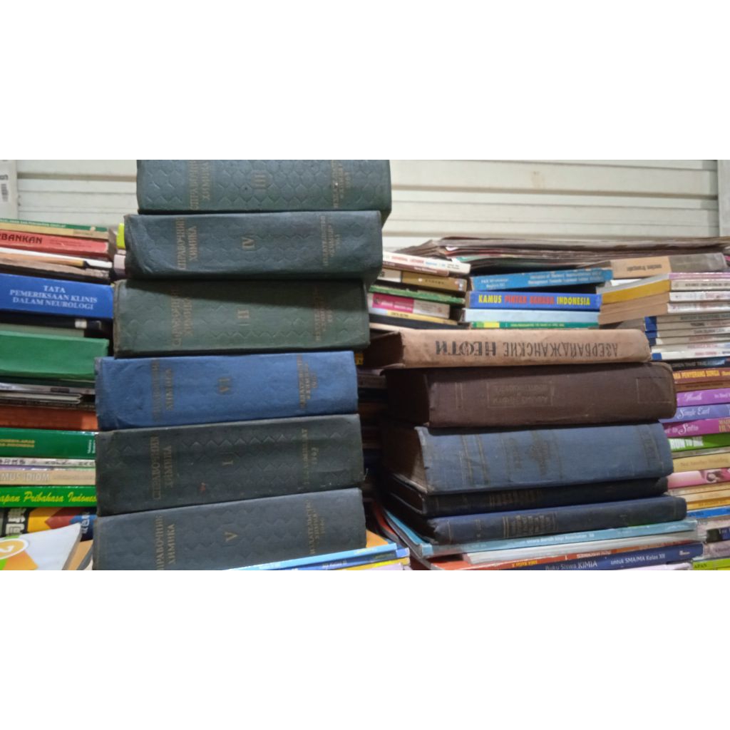 buku bahasa rusia hard caver original bekas