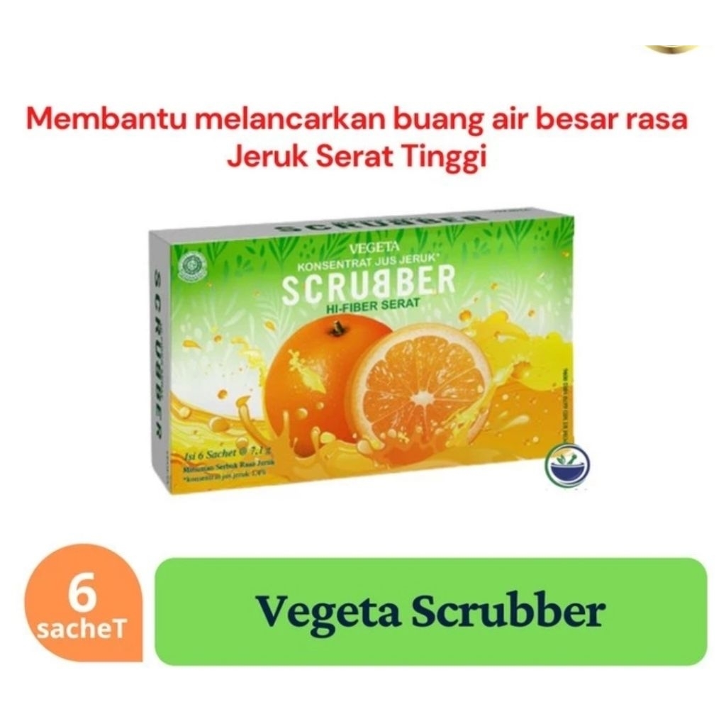 

VEGETA SCRUBBER MINUMAN SERAT TINGGI ISI 6